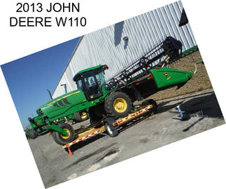 2013 JOHN DEERE W110