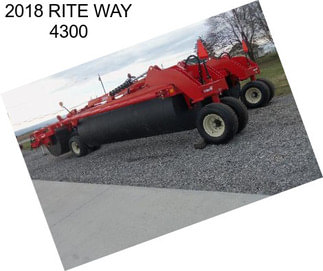 2018 RITE WAY 4300