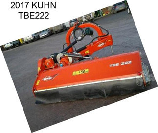 2017 KUHN TBE222