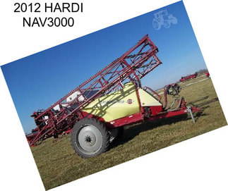 2012 HARDI NAV3000
