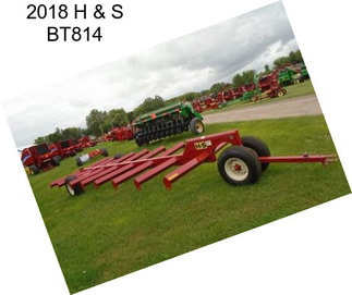 2018 H & S BT814