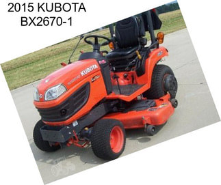 2015 KUBOTA BX2670-1