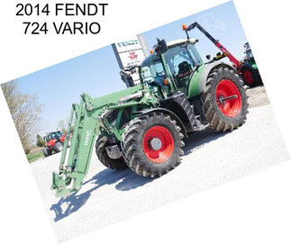 2014 FENDT 724 VARIO