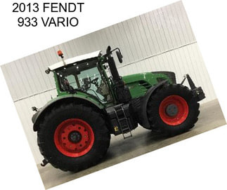 2013 FENDT 933 VARIO