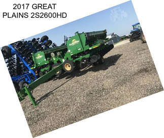 2017 GREAT PLAINS 2S2600HD