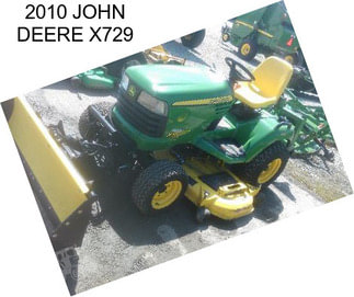 2010 JOHN DEERE X729