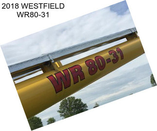 2018 WESTFIELD WR80-31