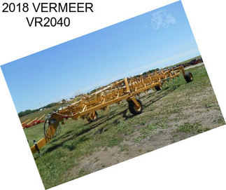 2018 VERMEER VR2040