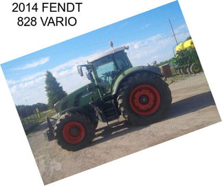 2014 FENDT 828 VARIO