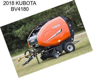 2018 KUBOTA BV4180