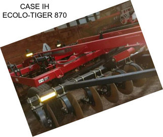 CASE IH ECOLO-TIGER 870