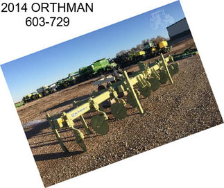 2014 ORTHMAN 603-729