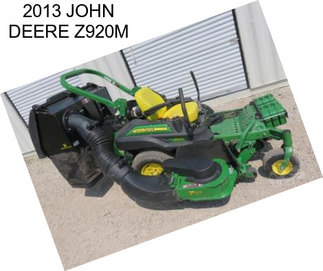 2013 JOHN DEERE Z920M