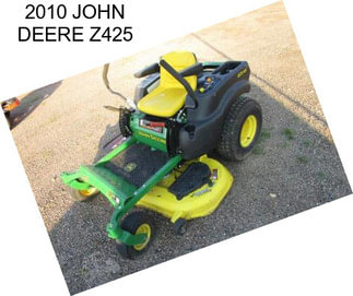 2010 JOHN DEERE Z425