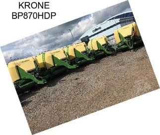 KRONE BP870HDP