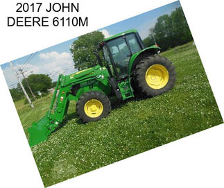 2017 JOHN DEERE 6110M