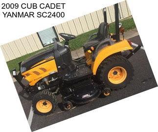 2009 CUB CADET YANMAR SC2400