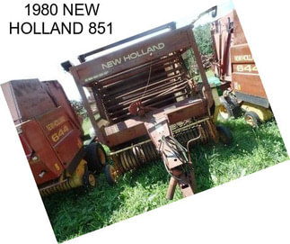 1980 NEW HOLLAND 851