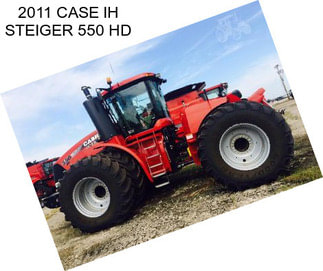 2011 CASE IH STEIGER 550 HD