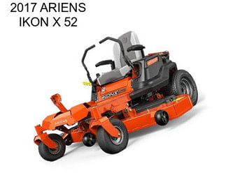 2017 ARIENS IKON X 52