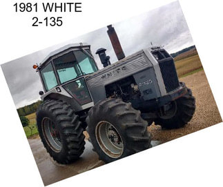 1981 WHITE 2-135