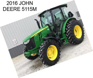 2016 JOHN DEERE 5115M