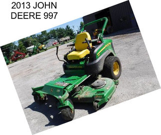 2013 JOHN DEERE 997