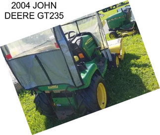 2004 JOHN DEERE GT235