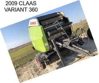 2009 CLAAS VARIANT 360