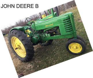 JOHN DEERE B