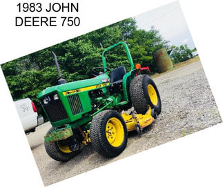 1983 JOHN DEERE 750