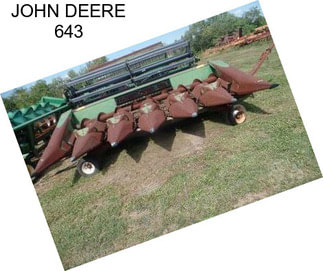 JOHN DEERE 643