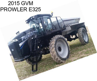 2015 GVM PROWLER E325