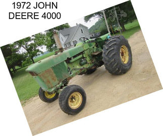 1972 JOHN DEERE 4000