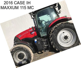 2016 CASE IH MAXXUM 115 MC