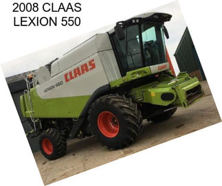 2008 CLAAS LEXION 550