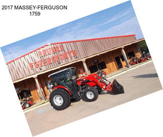 2017 MASSEY-FERGUSON 1759