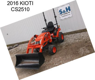2016 KIOTI CS2510