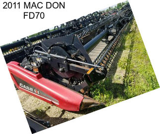 2011 MAC DON FD70