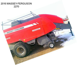 2016 MASSEY-FERGUSON 2270