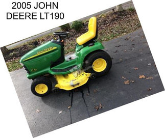 2005 JOHN DEERE LT190