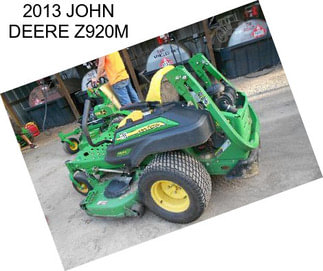 2013 JOHN DEERE Z920M