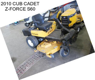 2010 CUB CADET Z-FORCE S60