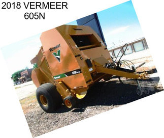2018 VERMEER 605N
