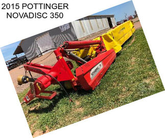 2015 POTTINGER NOVADISC 350