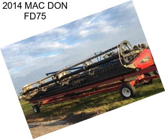 2014 MAC DON FD75