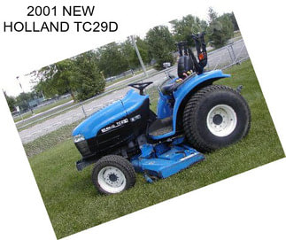 2001 NEW HOLLAND TC29D