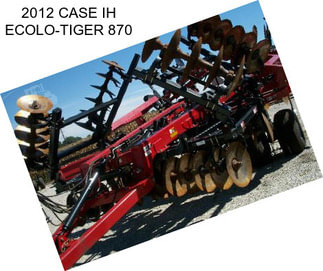 2012 CASE IH ECOLO-TIGER 870