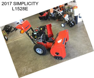 2017 SIMPLICITY L1528E