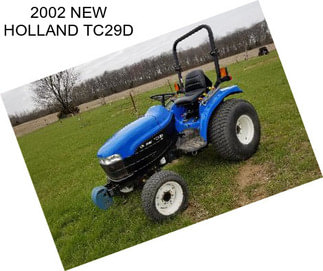 2002 NEW HOLLAND TC29D